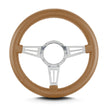 MARK 4 DOUBLE SLOT POLISHED  THICK GRIP CHESTNUT