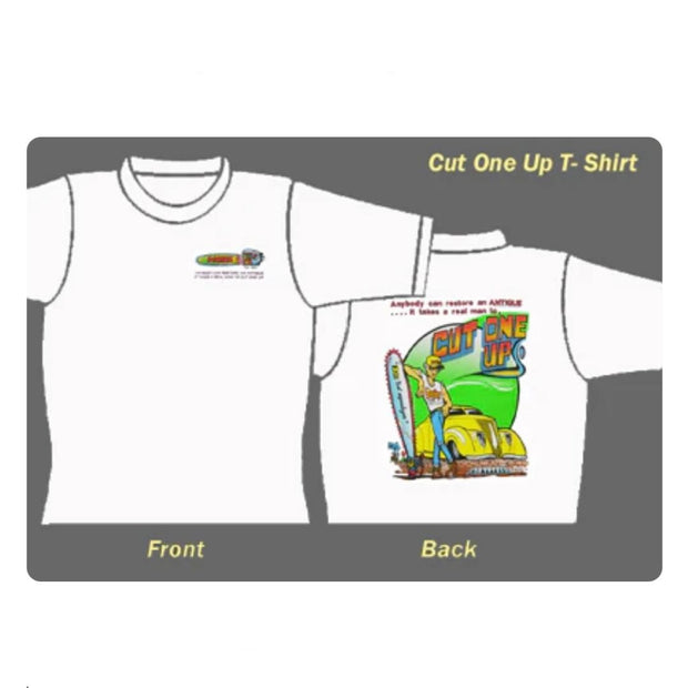 POSIES Cut One Up White T-Shirt