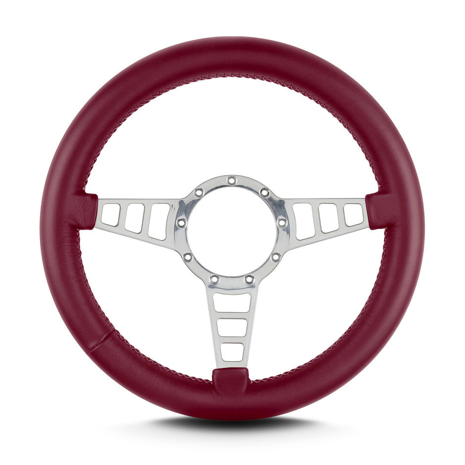 MARK 4 TRACK GT POLISHED THICK GRIP BURGANDY