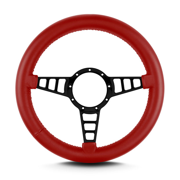 MARK 4 TRACK GT BLACK THICK GRIP BRIGHT RED