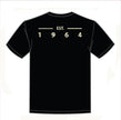 POSIES Pinstripe - EST 1964 Black T-Shirt