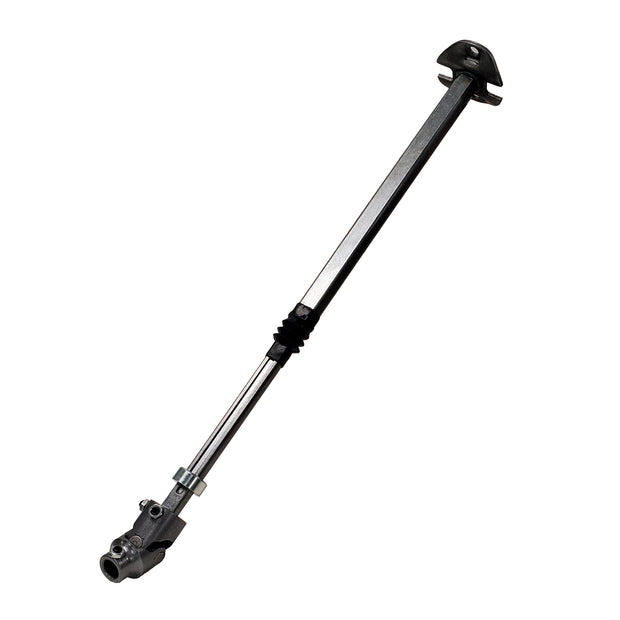 Borgeson - Steering Shaft - P/N: 000942 - Dodge Truck heavy duty heavy duty telescopic steel steering shaft. Connects from factory column to steering box. Includes rag joint flange and billet steel universal joint. Fits trucks with 13/16-36 spline steerin