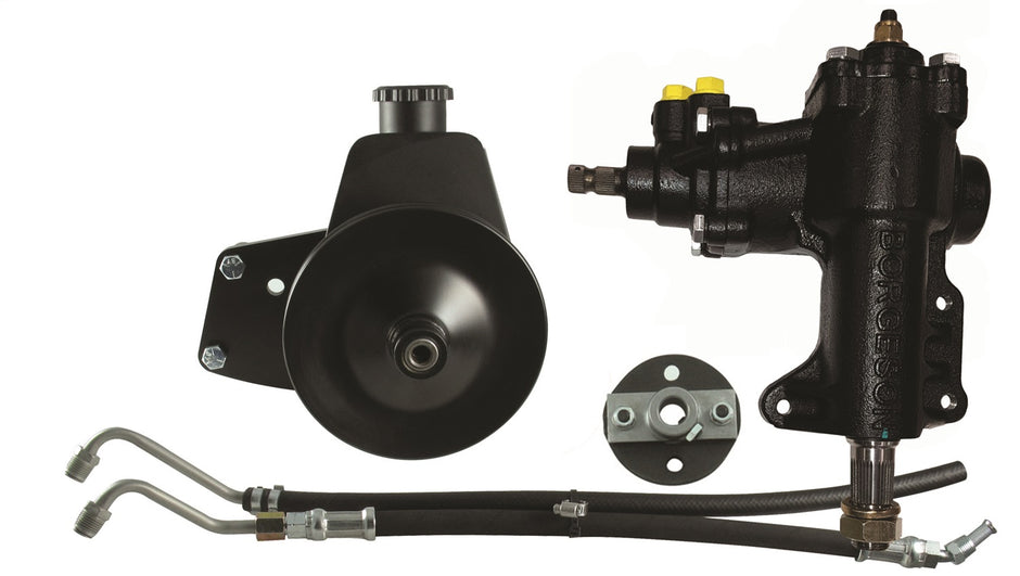 Borgeson - Steering Conversion Kit - P/N: 999021 - 1968-1970 Mustang complete power steering conversion kit. Fits 68-70 Mustangs with manual steering and 289/302/351W. Includes all necessary components for conversion.