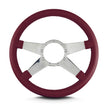 MARK 9 STANDARD POLISHED  STANDARD GRIP BURGANDY