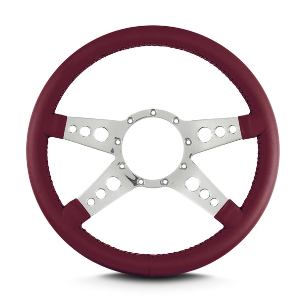 MARK 9 GT POLISHED  STANDARD GRIP BURGANDY