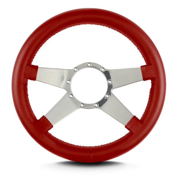 MARK 9 STANDARD POLISHED  THICK GRIP BRIGHT RED