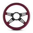 MARK 9 DOUBLE SLOT BLACK  STANDARD GRIP BURGANDY