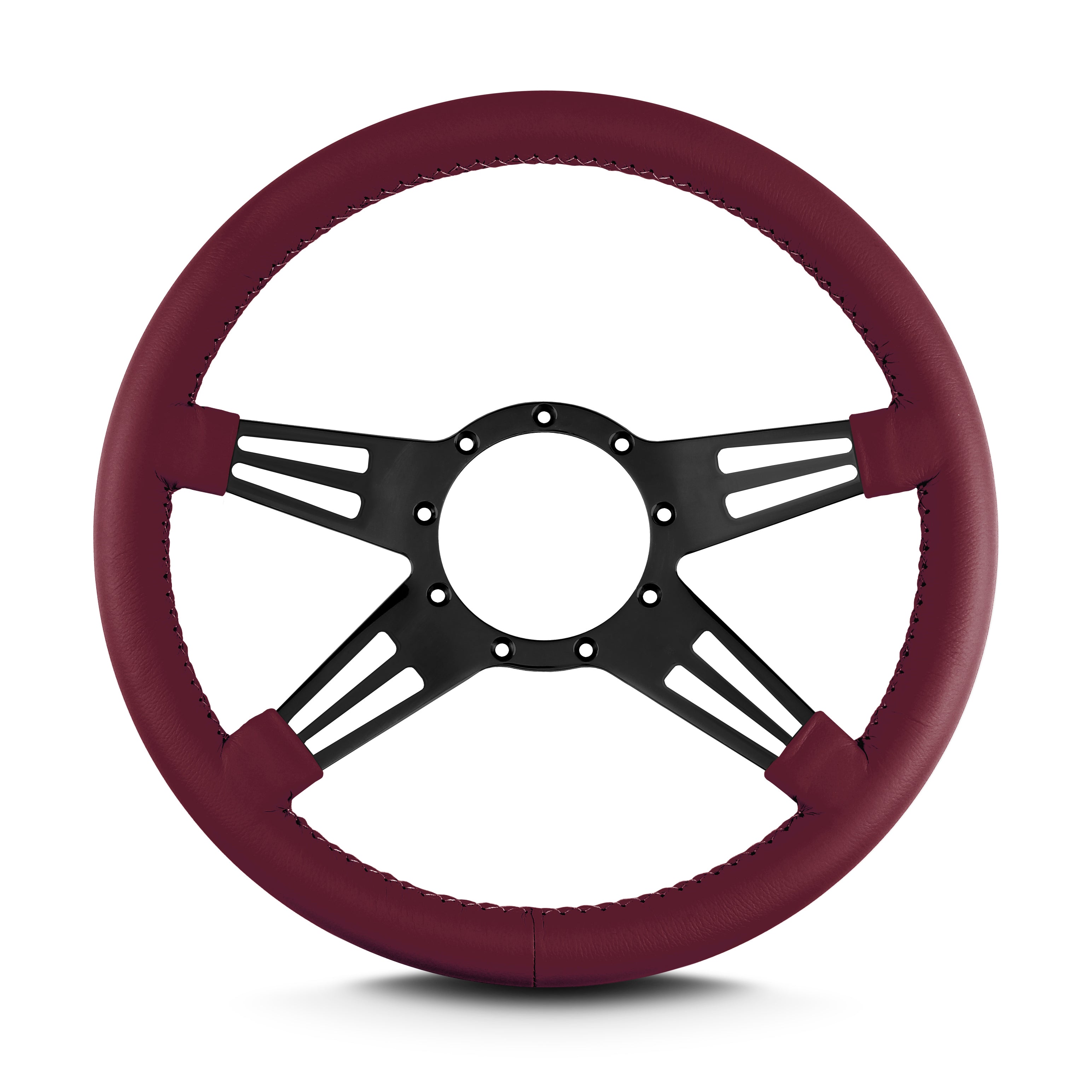 MARK 9 DOUBLE SLOT BLACK  STANDARD GRIP BURGANDY