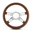 MARK 9 DOUBLE SLOT POLISHED  STANDARD GRIP CARAMEL