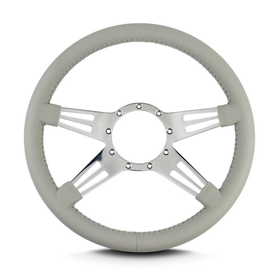 MARK 9 DOUBLE SLOT POLISHED  STANDARD GRIP LIGHT GREY