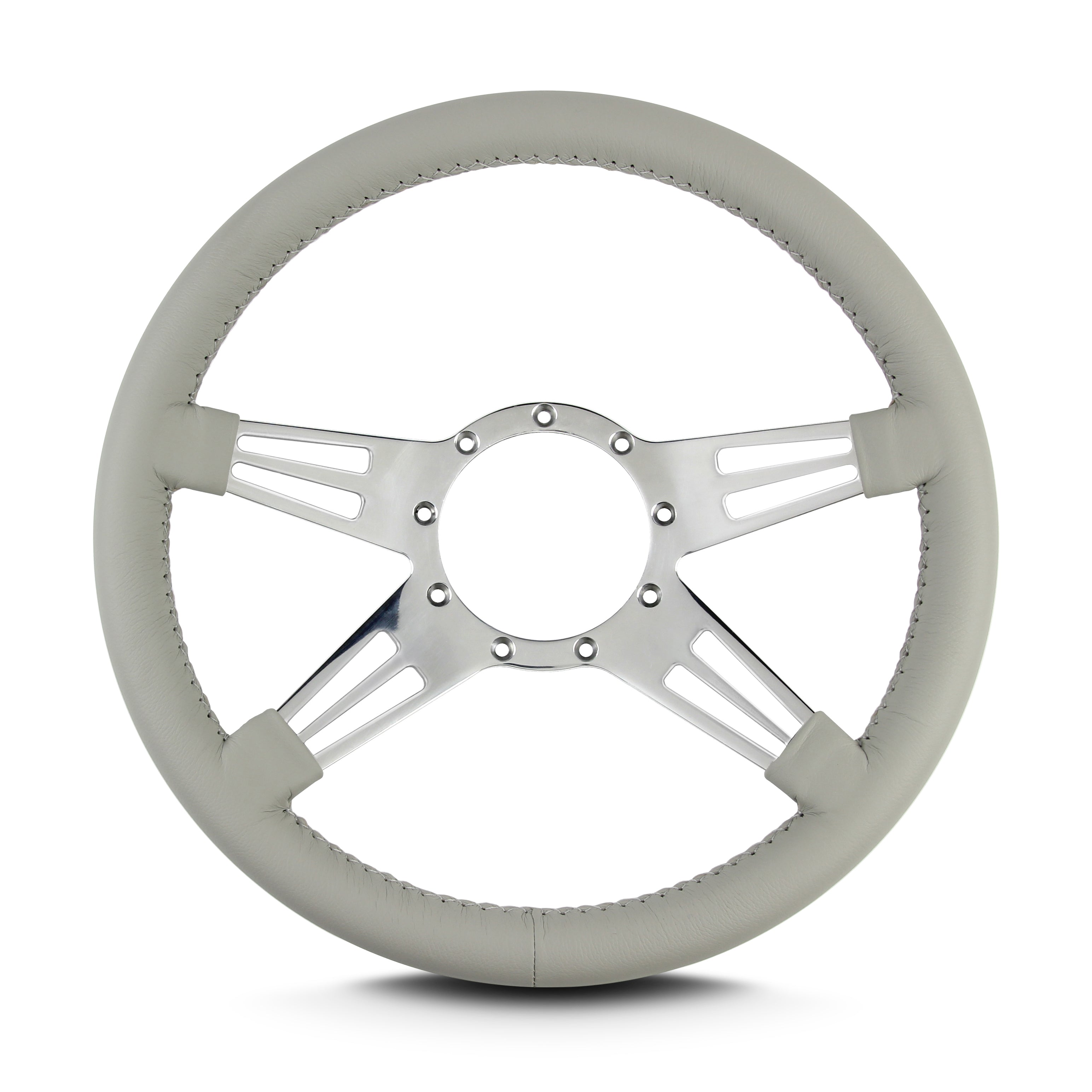 MARK 9 DOUBLE SLOT POLISHED  STANDARD GRIP LIGHT GREY