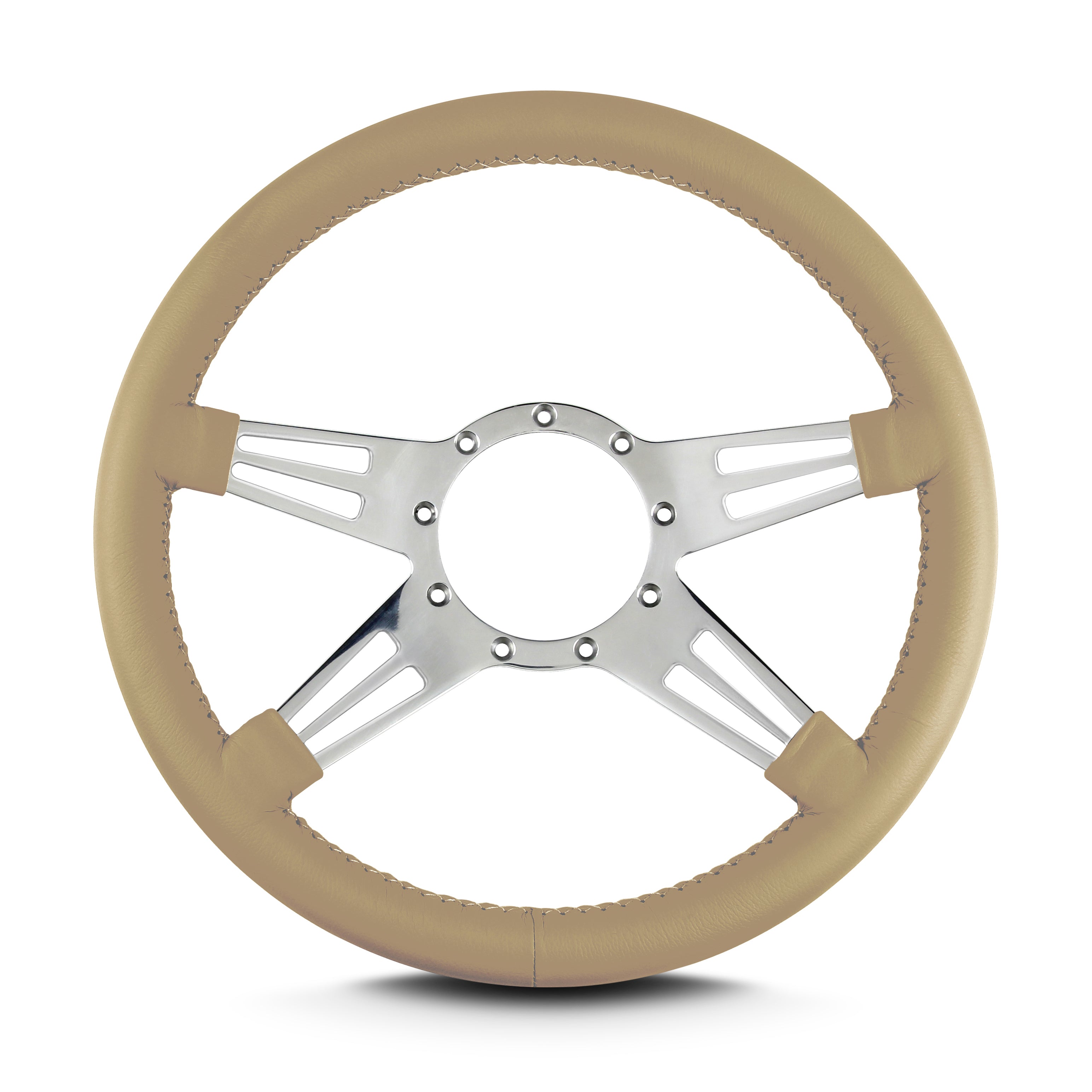 MARK 9 DOUBLE SLOT POLISHED  STANDARD GRIP TAN