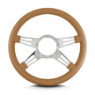 MARK 9 DOUBLE SLOT POLISHED  STANDARD GRIP CHESTNUT