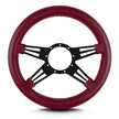 MARK 9 DOUBLE SLOT BLACK  THICK GRIP BURGANDY