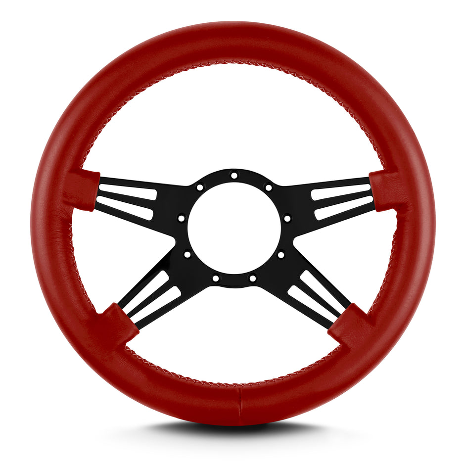 MARK 9 DOUBLE SLOT BLACK  THICK GRIP BRIGHT RED