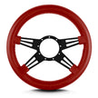 MARK 9 DOUBLE SLOT BLACK  THICK GRIP BRIGHT RED