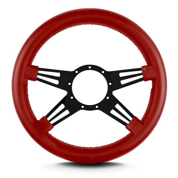 MARK 9 DOUBLE SLOT BLACK  THICK GRIP BRIGHT RED