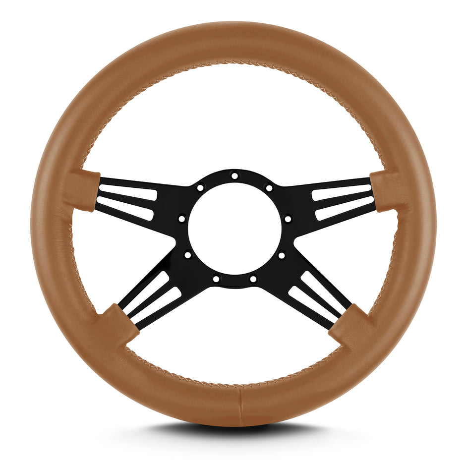 MARK 9 DOUBLE SLOT BLACK  THICK GRIP CHESTNUT