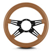 MARK 9 DOUBLE SLOT BLACK  THICK GRIP CHESTNUT