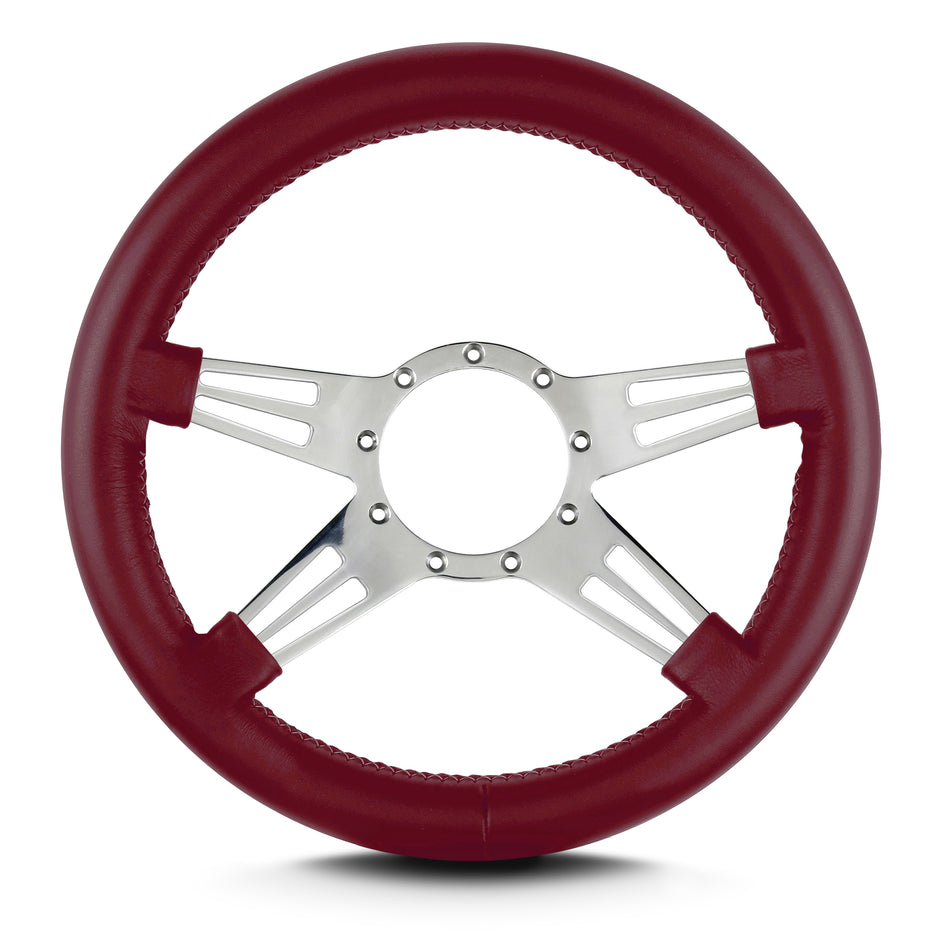 MARK 9 DOUBLE SLOT POLISHED  THICK GRIP BURGANDY