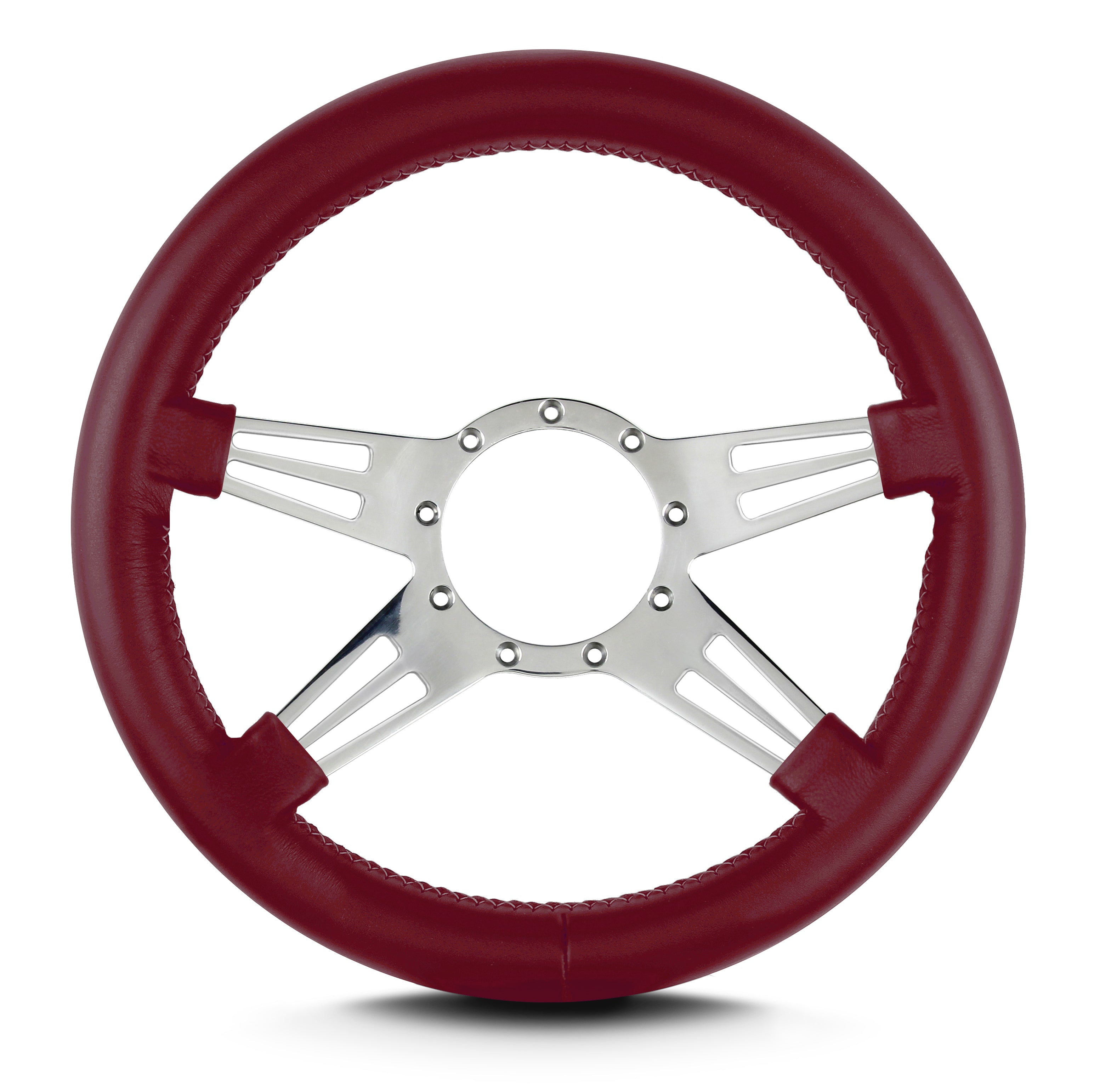 MARK 9 DOUBLE SLOT POLISHED  THICK GRIP BURGANDY