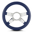 MARK 9 DOUBLE SLOT POLISHED  THICK GRIP BLUE