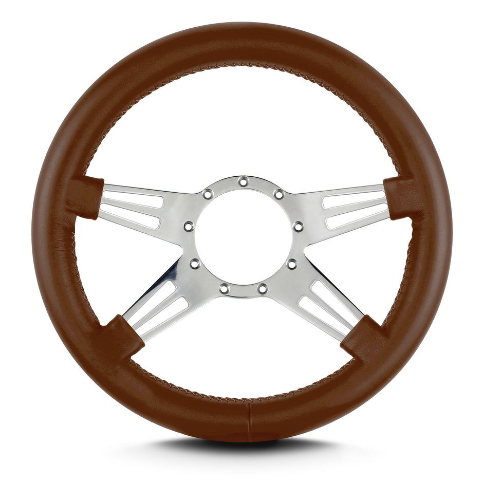MARK 9 DOUBLE SLOT POLISHED  THICK GRIP CARAMEL
