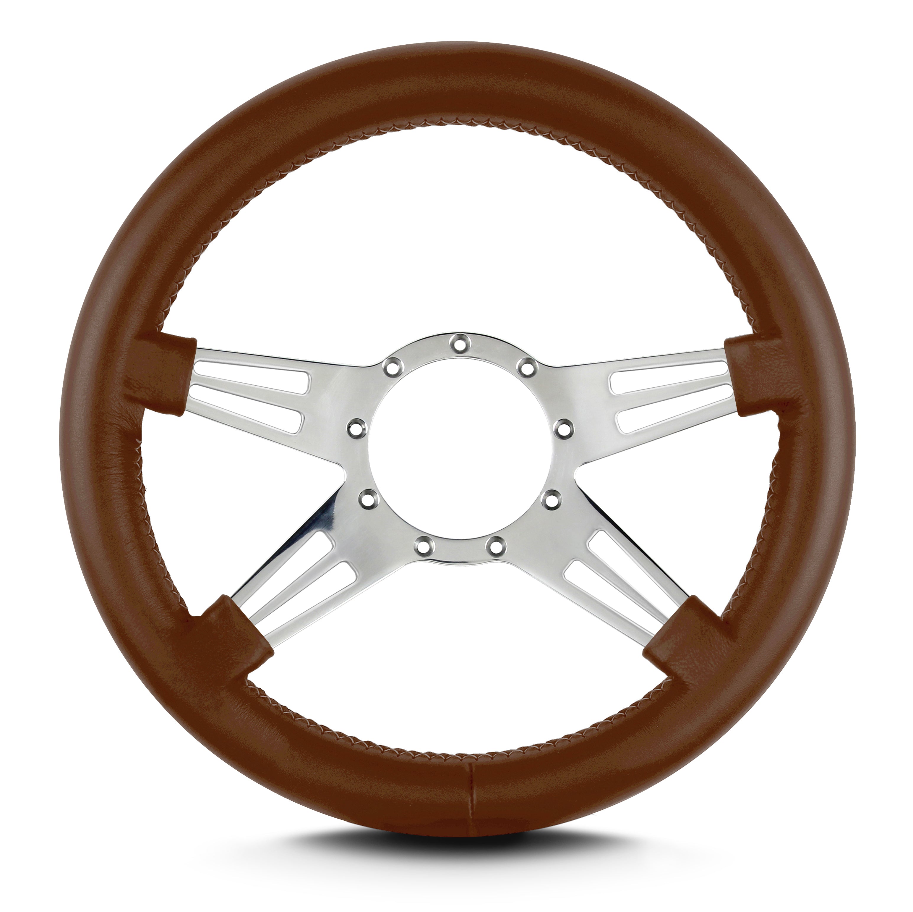 MARK 9 DOUBLE SLOT POLISHED  THICK GRIP CARAMEL
