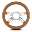 MARK 9 DOUBLE SLOT POLISHED  THICK GRIP CHESTNUT