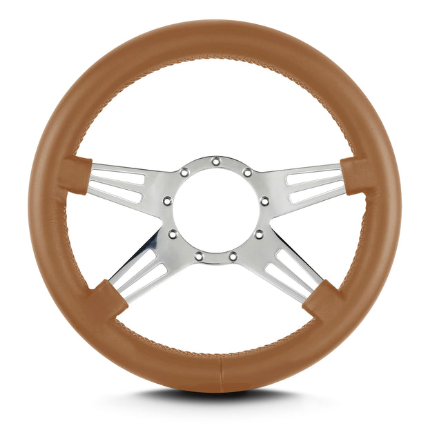 MARK 9 DOUBLE SLOT POLISHED  THICK GRIP CHESTNUT