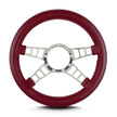 MARK 9 TRACK GT POLISHED THICK GRIP BURGANDY