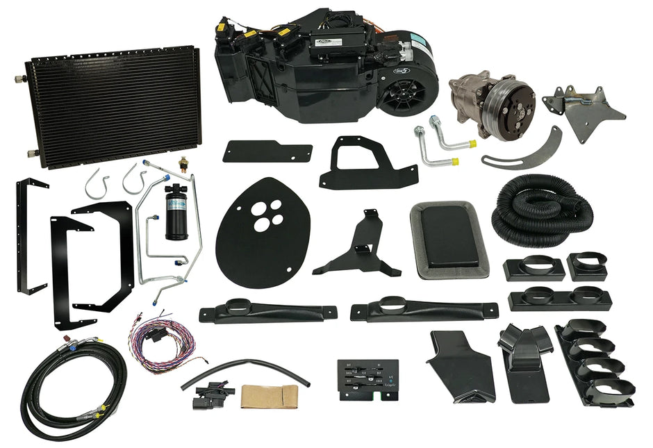 1970-74 Barracuda/Challenger with Factory Air GEN 5® SureFit® Complete Kit  Rallye Gauges