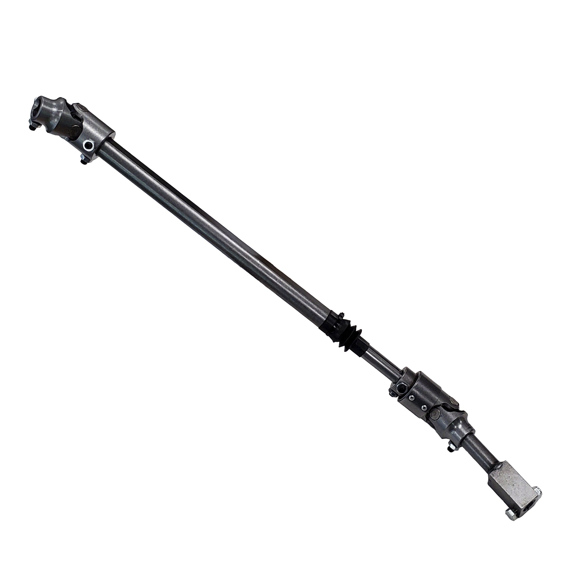 Borgeson - Steering Shaft - P/N: 000952 - 2003-2008 Dodge 1500 all and 2500/3500 2WD heavy duty telescopic steel steering shaft.  Connects from factory column to steering box. Includes one billet universal joint and vibration reducer universal joint. Will