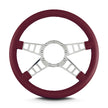 MARK 9 TRACK GT POLISHED STANDARD GRIP BURGANDY