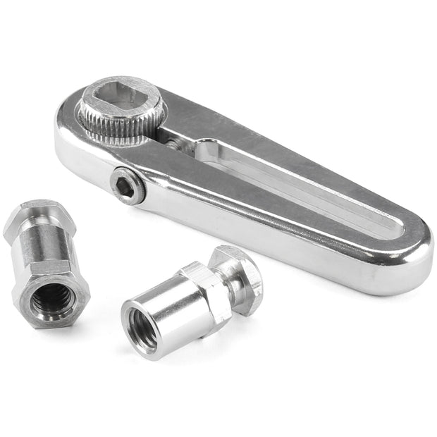 ADUSTABLE TRANS SHIFT ARM FOR TH-350/TH-400/700-R4