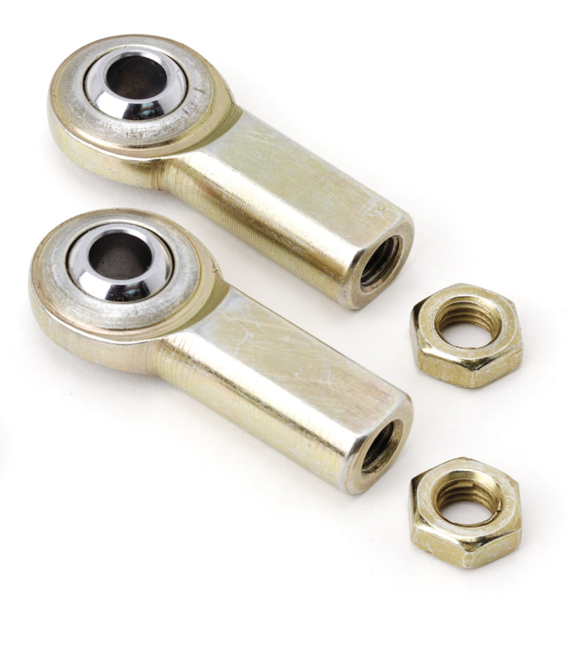 1/4"-28 ROD ENDS W/ NUTS (PAIR)