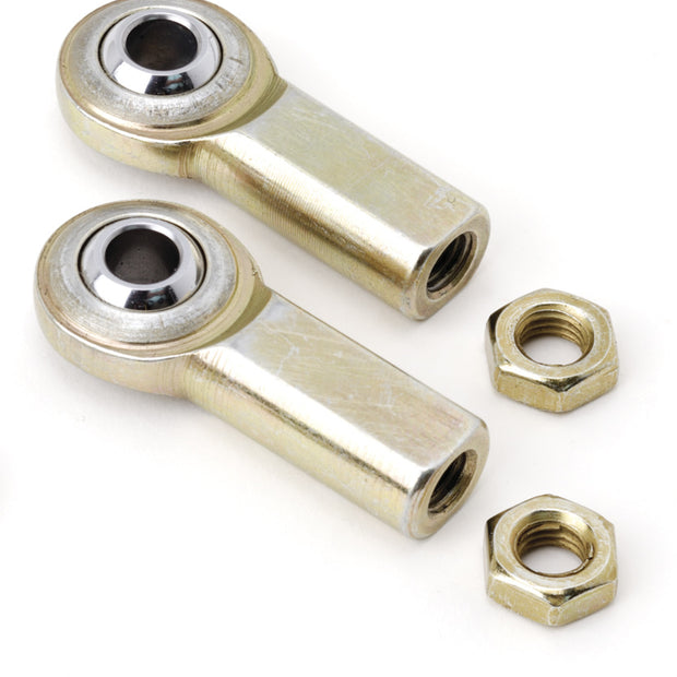 1/4"-28 ROD ENDS W/ NUTS (PAIR)