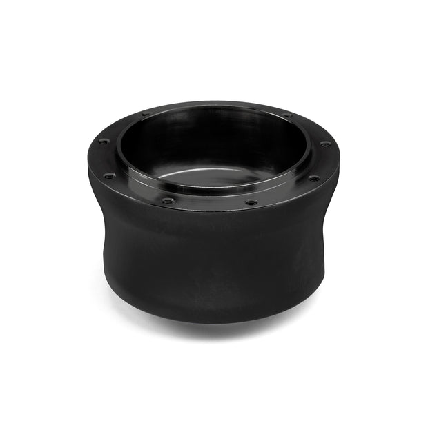 NINE BOLT BLACK BILLET ALUMINUM STEERING WHEEL HUB ADAPTER FOR '67-'94 JEEP