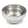 NINE BOLT POLISHED BILLET ALUMINUM STEERING WHEEL HUB ADAPTER FOR '39-'41 FORD WITH TAPERED KEYWAY AND 4.2