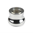 NINE BOLT POLISHED BILLET ALUMINUM STEERING WHEEL HUB ADAPTER FOR '92-'94 FORD TRUCK, VAN, BRONCO NON-AIRBAG