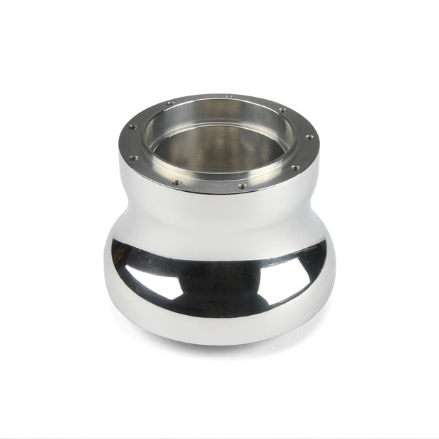 NINE BOLT POLISHED BILLET ALUMINUM STEERING WHEEL HUB ADAPTER FOR '92-'94 FORD TRUCK, VAN, BRONCO NON-AIRBAG