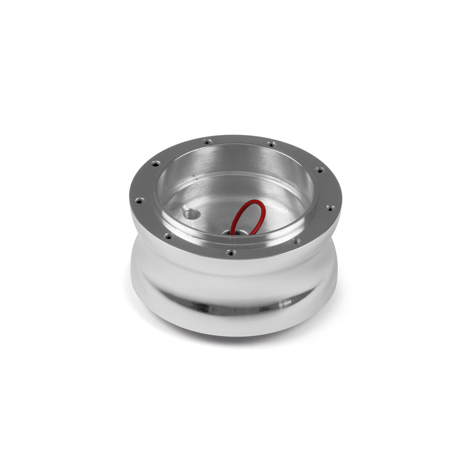 NINE BOLT POLISHED BILLET ALUMINUM STEERING WHEEL HUB ADAPTER FOR '85-'89 NISSAN, '85-'89 NISSAN TRUCKS