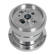 NINE BOLT POLISHED BILLET ALUMINUM STEERING WHEEL HUB ADAPTER FOR '54-'66 GM