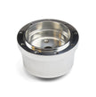 NINE BOLT POLISHED BILLET ALUMINUM STEERING WHEEL HUB ADAPTER FOR '67-'94 GM NON-AIR BAG FLAMING RIVER COLUMN