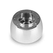 SIX BOLT VETTE THREE SPOKE POLISHED BILLET ALUMINUM STEERING WHEEL HUB ADAPTER FOR '67-'94 GM
