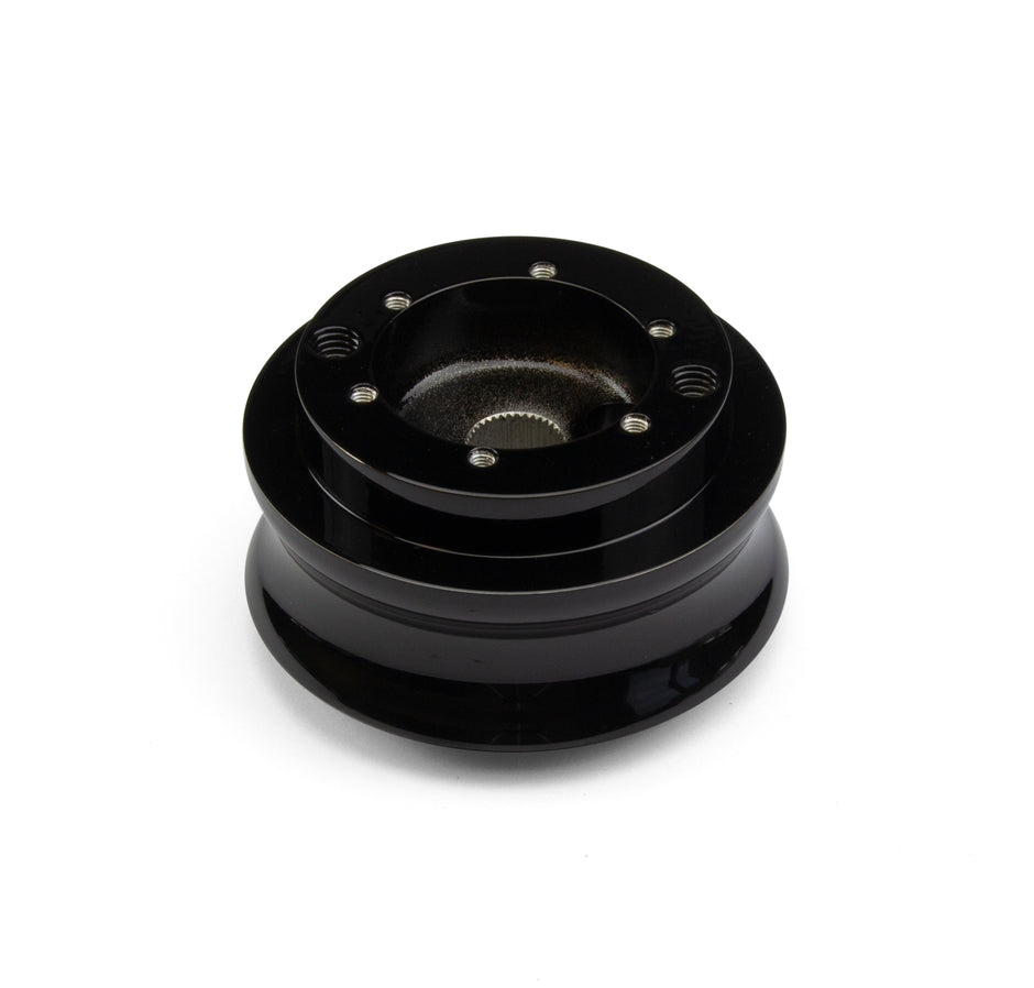 MARK 40 BLACK BILLET ALUMINUM STEERING WHEEL HUB ADAPTER FOR '67-'94 GM