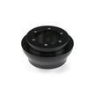 THREE BOLT TO SIX BOLT MARK 40 BLACK BILLET ALUMINUM STEERING WHEEL HUB ADAPTER PLATE