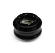 MARK 40 BLACK BILLET ALUMINUM STEERING WHEEL HUB ADAPTER WITH FLAMING RIVER COLUMN