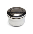 NINE BOLT POLISHED BILLET ALUMINUM STEERING WHEEL HUB ADAPTER FOR '67-'94 GM WITH POLISHED FULL COVER HORN BUTTON