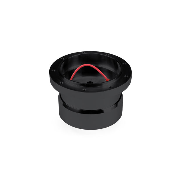 NINE BOLT ADJUSTABLE BLACK BILLET ALUMINUM STEERING WHEEL HUB ADAPTER FOR '61-'77 FORD
